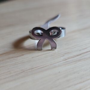 Silver Bow Ring
